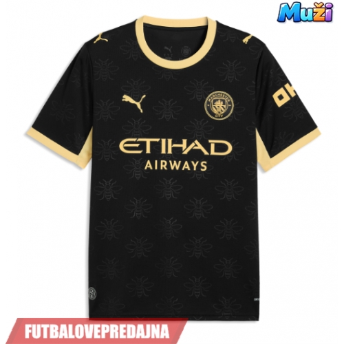 Lacne Muži Futbalové dres Manchester City Elliot Anderson #5 2026-27 Krátky Rukáv - Preč